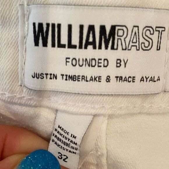 William Rast Stretchy White Denim Mini Skirt 32 - Picture 4 of 7
